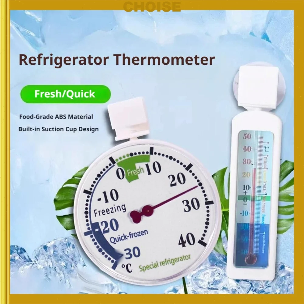 Refrigerator Freezer Thermometer Fridge Refrigeration Temperature Gauge Home Use Kitchen Accessory Tools