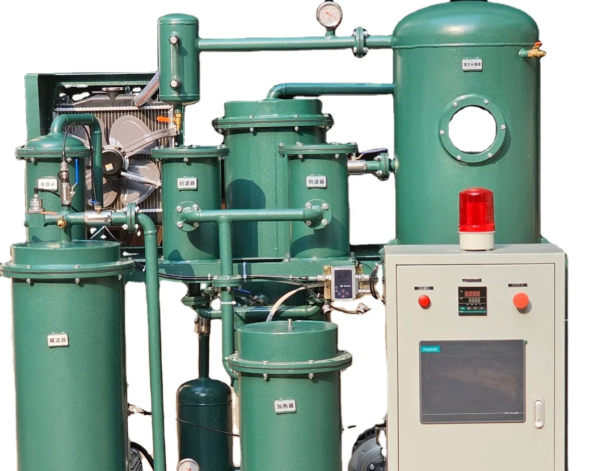 TIANYU TY Series 30L Per Minute Vacuum Oil  Purifier  Filter TY-30 for  Turbine Oil Filtration System