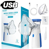 Medical Handheld Nebulizer, Ultrasonic Micro Net Silent Nebulizer, Adult and Child Asthma Emergency Nebulizer