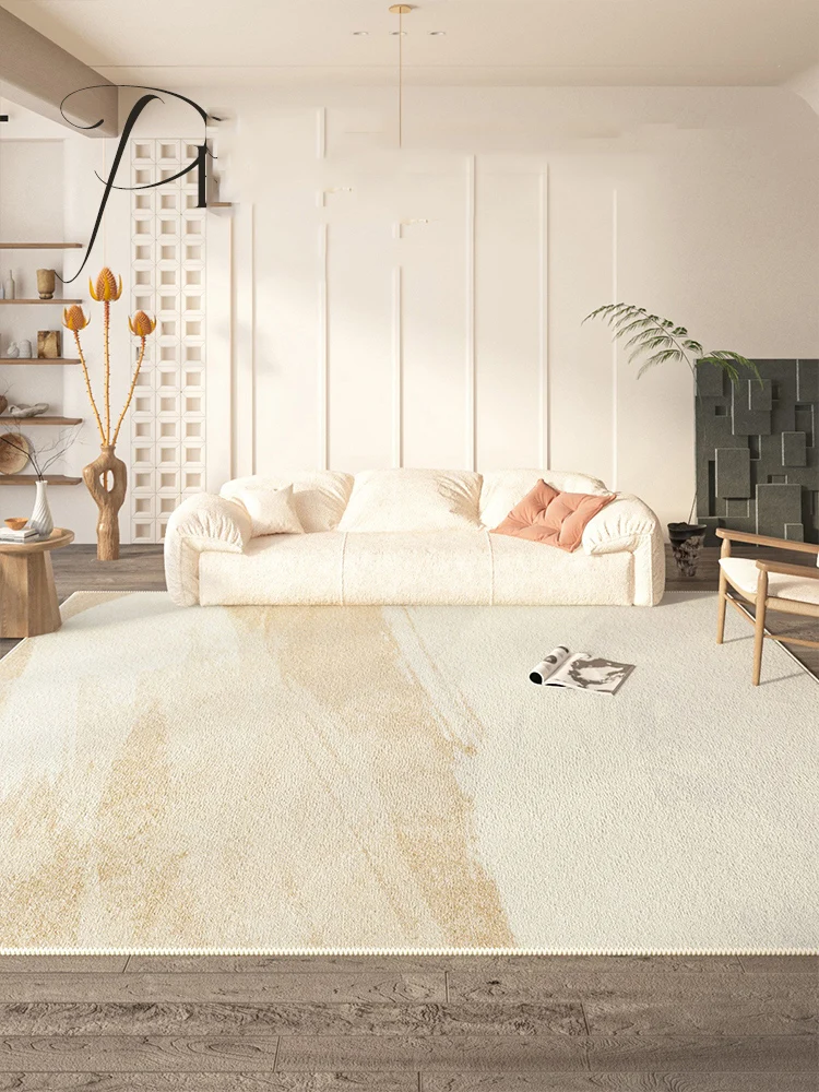 Light Luxury Abstract Carpet Ink Drawing Carpets Living Room Chinese Style Bedroom Bedside Rug Non-slip Bathroom Mat Nordic Rug