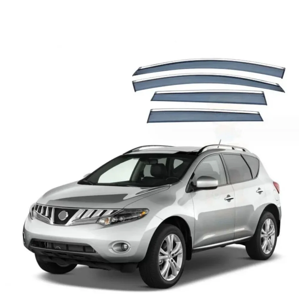 Window Visor Rain Exterior Part Body Kit Accessories For Nissan Murano 2007 2008 2009 2010 2011 2012 2013 2014 2015-2024