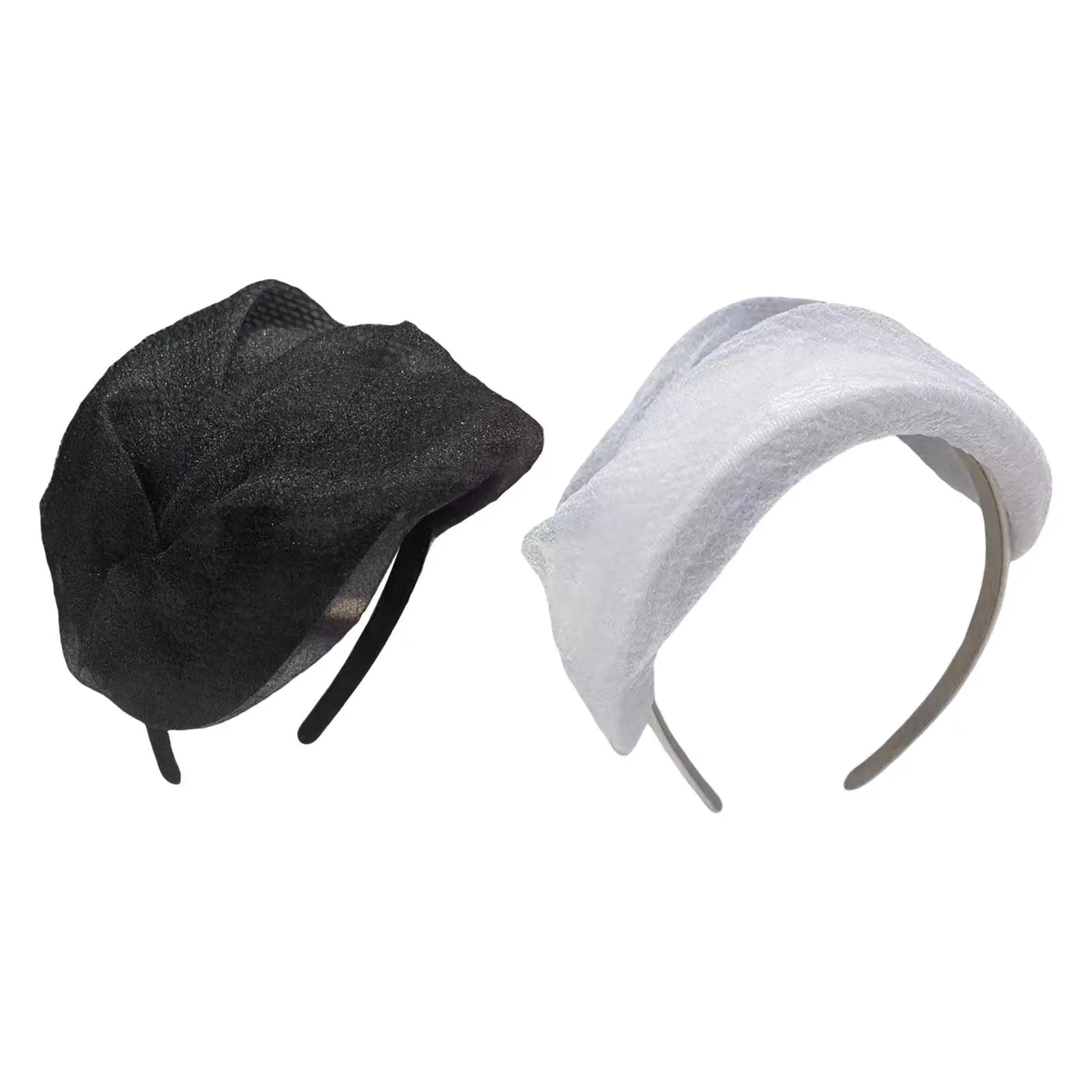 Half Hat Shape Headband Headpiece for Summer Stage Performances Gatherings