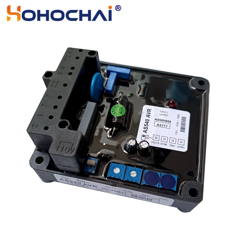 Avr Automático Regulador de Tensão Estabilizador Stamford Peças sem Escova Genset As540