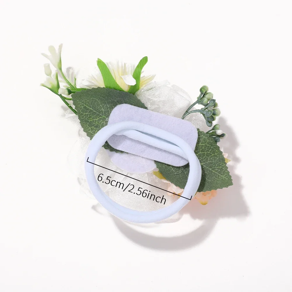 Diadema elástica con flores para niña, banda para el pelo para recién nacida, para la cabeza diadema, accesorios para niños, regalos para