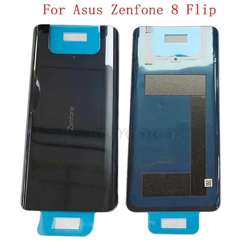 

Крышка батарейного отсека, задняя крышка корпуса для Asus Zenfone 8 Flip ZS672KS, задняя крышка с логотипом, запасные части