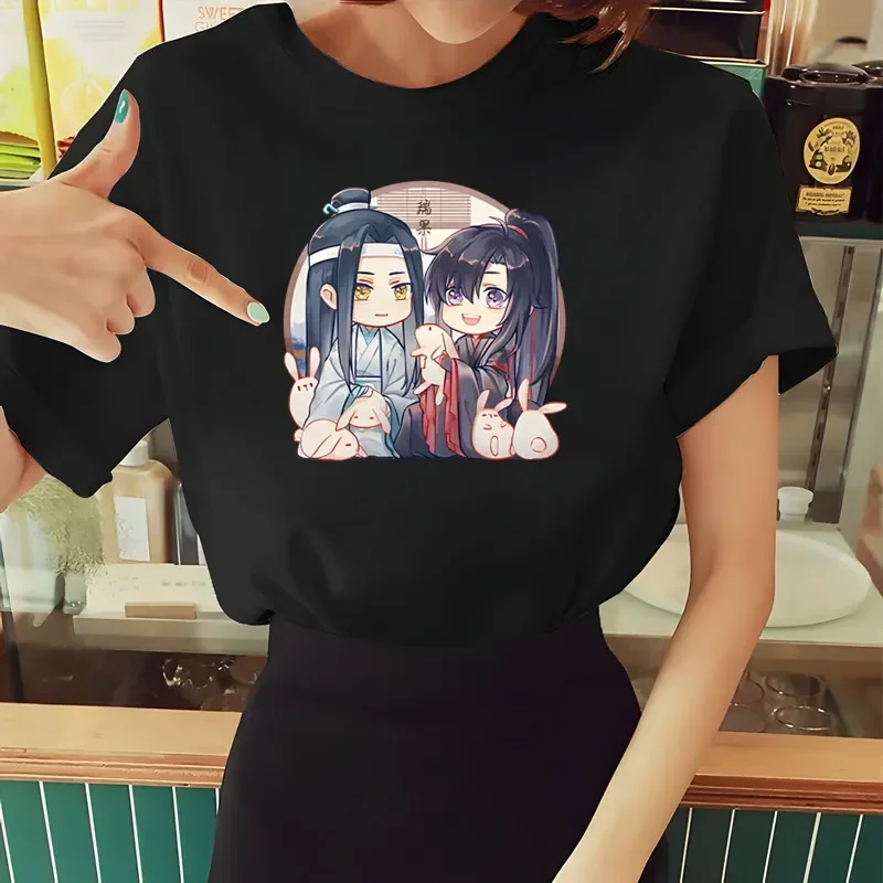 Mo Dao Zu Shi The Untamed Lan WangJi Wei Wu Xian T Shirts Summer Tops Summer Tees Women Short Sleeve Casual Personaity T Shirts