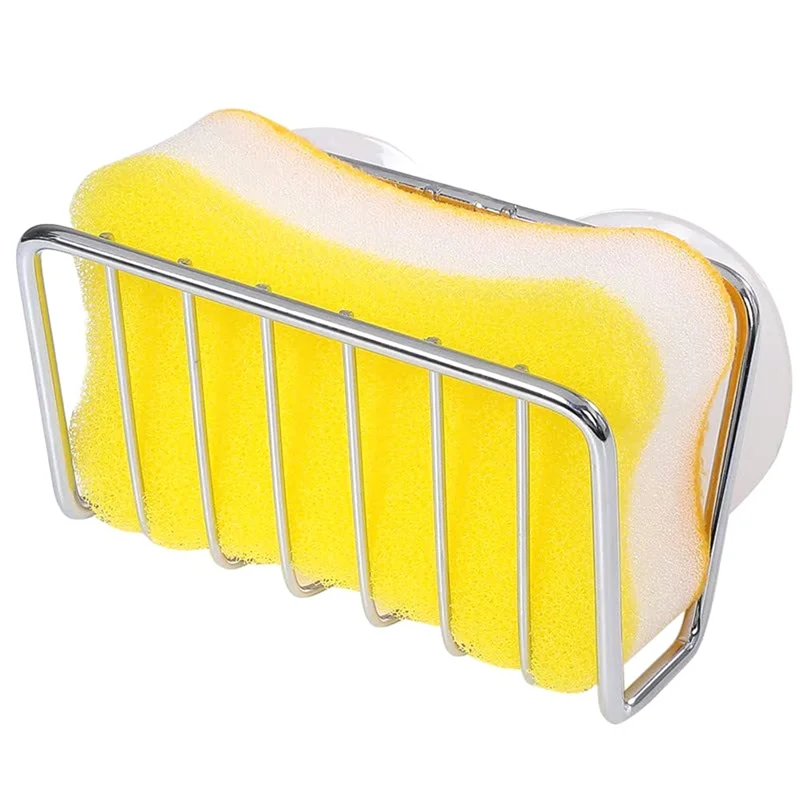 

B03C-2Piece Iron Sponge Rack Kitchen Supplies Punching-Free Household Pool Drain Rack