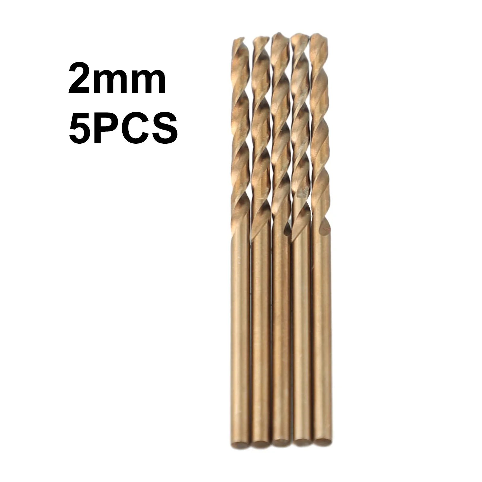 5pcs HSS M35 Cobalt Drill Bit 1mm 1.5mm 2mm 2.5mm 3mm 3.5mm 4mm For Wood Metal Stainless Steel Auger Drill Bits Hole Cutter Tool