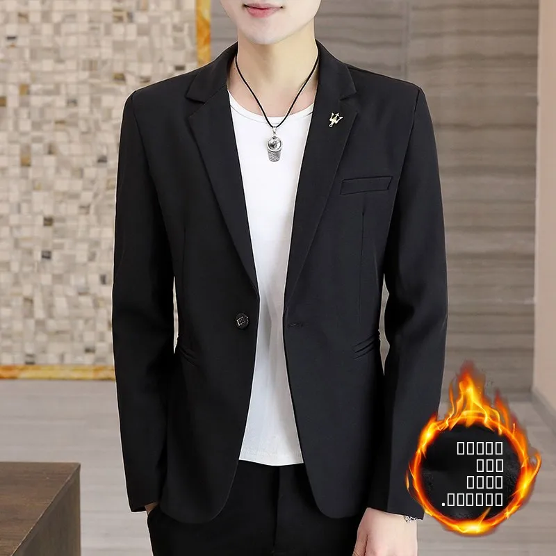 

Мужская облегающая повседневная модная куртка на подкладке Thiened Fce на осень-зиму West Stand Edition из полиэфирного волокна