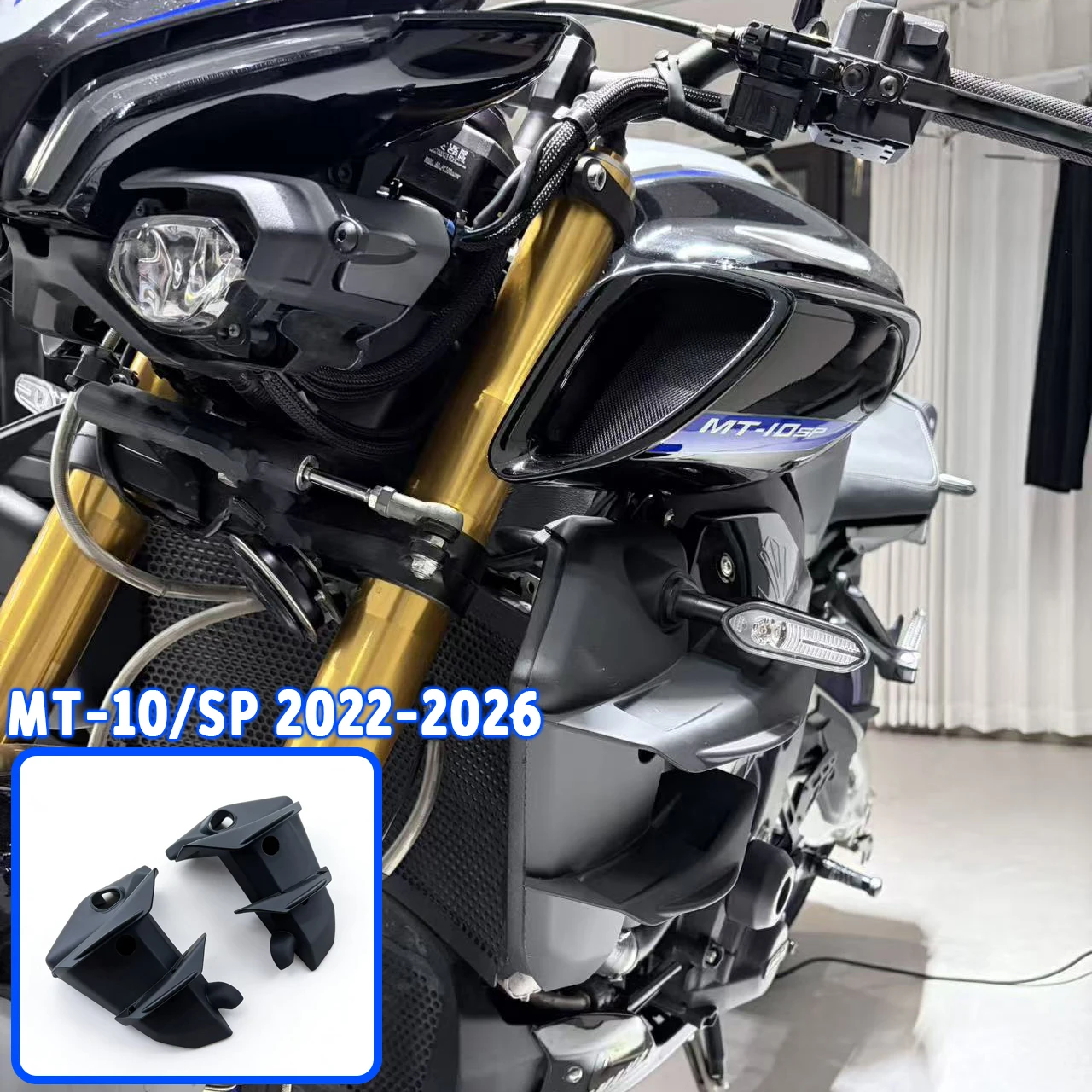 For YAMAHA MT-10 / SP  2022-2026 Side Wing Side spoiler FRONTAL SPOILERS MT10 2022 2023 2024 Front spoiler Lower spoiler flank
