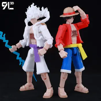 9L3D列印動漫人物幸運13索隆人偶可動人偶蒙奇·D·魯夫多關節可動變形人偶玩具 12 最佳銷售 Funko 魯夫 - №7