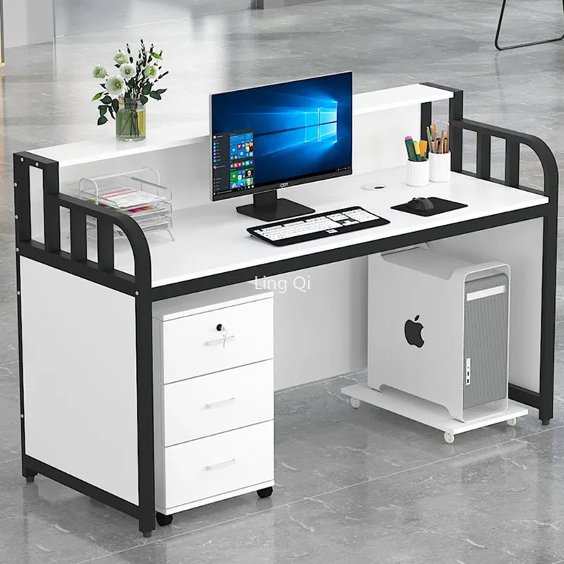 Luxury Organizer Office Desk Minimalist Study Unique High Quality Computer Desks Cute Executive Bureau Meuble Desk Furniture