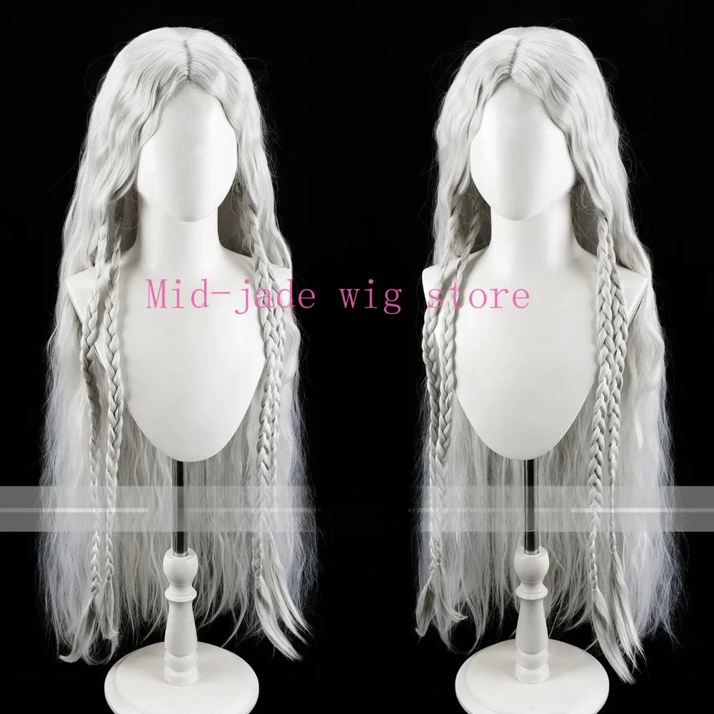Cosplay Wig Long Wavy Hair Realistic Scalp for New Year Fantasy Convention and Studio Photo Shoot
