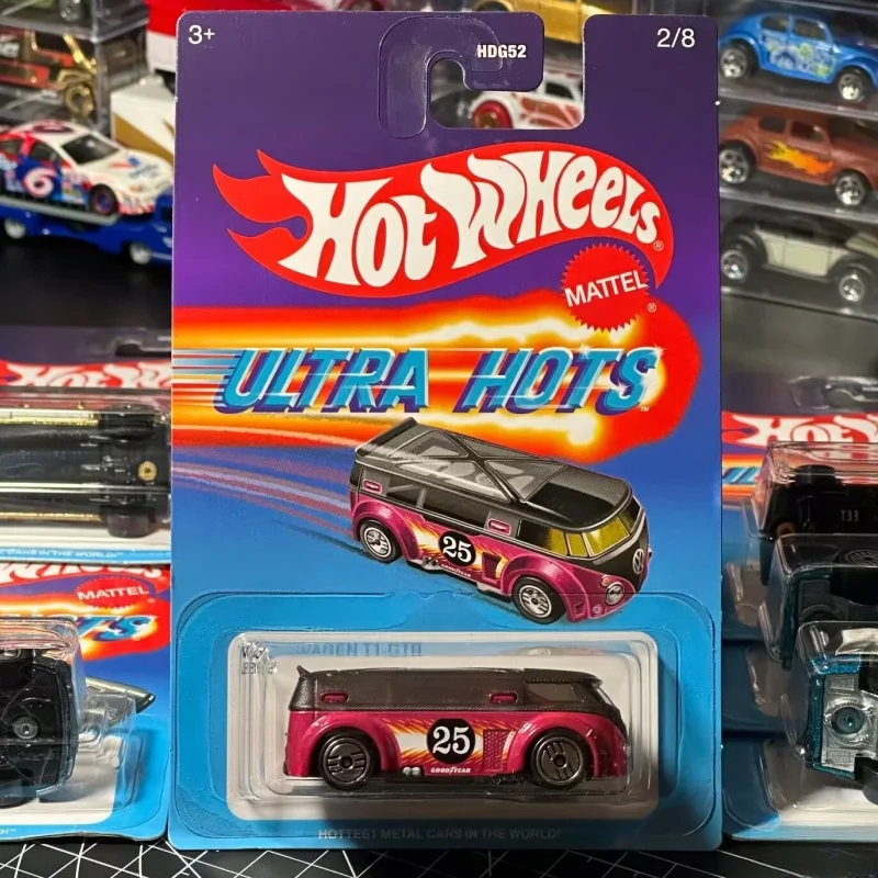 Mattel Originalล้อร้อนเป้าหมายรถUltra Hots 2024 Mix 2 Hdg52 1:64 รถDiecastรุ่นรถยนต์ของเล่นรถคอลเลกชันของขวัญ