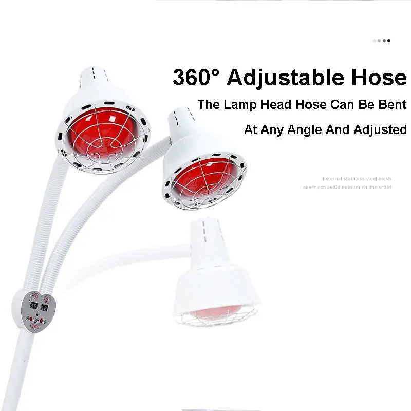 Remote Control Infrared Light Heating Therapy Lamp Neck Back Muscle Lumbar Cervical Pain Relief Floor Light For Health Care Beau