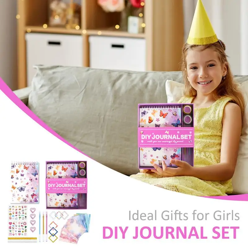 

Scrapbook Supplies Kit Innovative Book Making Kit Journaling Art Crafts Unique Kids Stationary Set Scrapbook Diary Supplies Toy