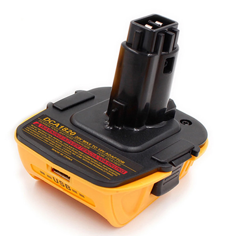 and Play Adapter for 18V to 20V Conversion Supports Quick Integration into Existing Tool Kits Without Complex Setup