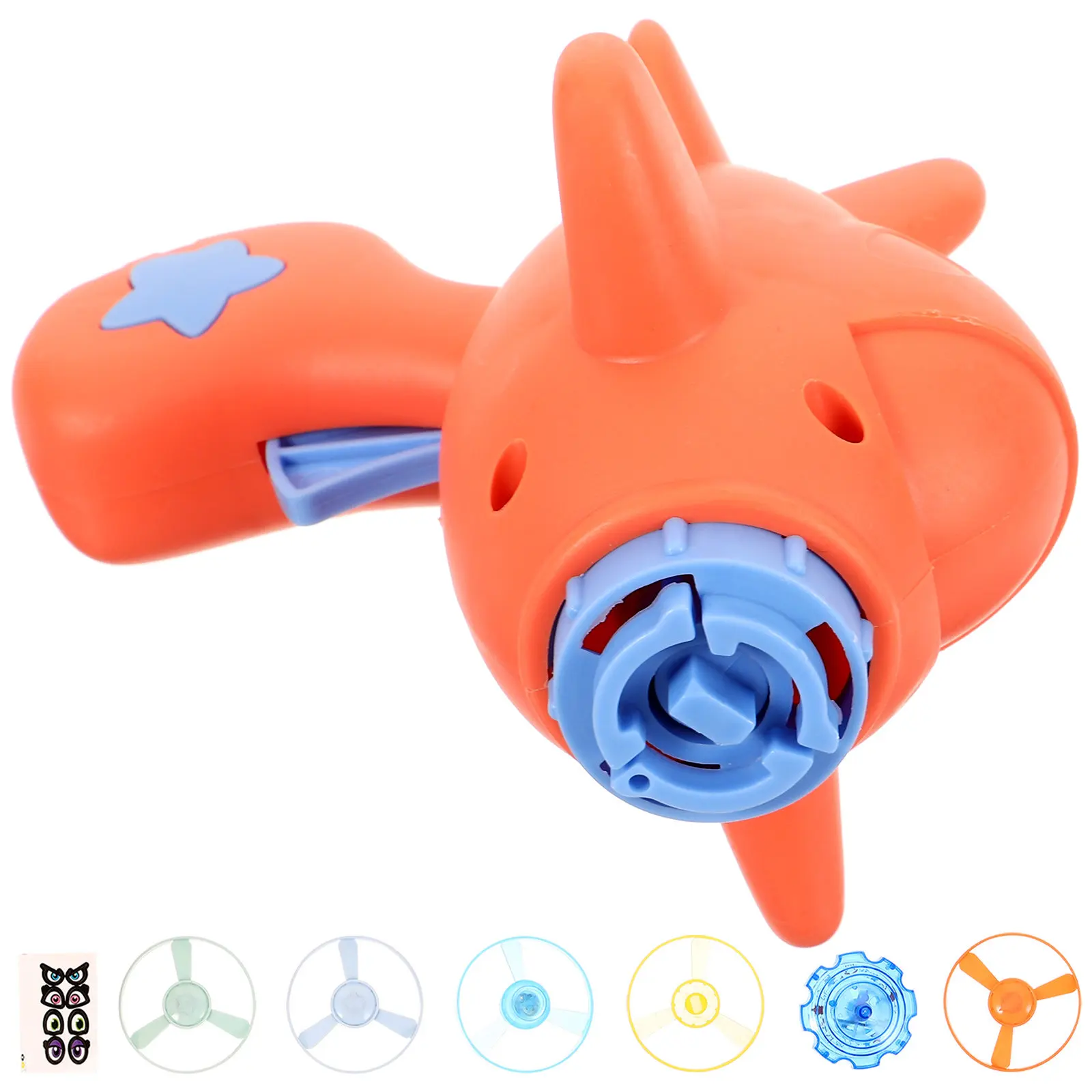 

1Set Fish Shaped Flying Saucer Outdoor Play Educational Kids Concentration Development Launcher Disc Glow in