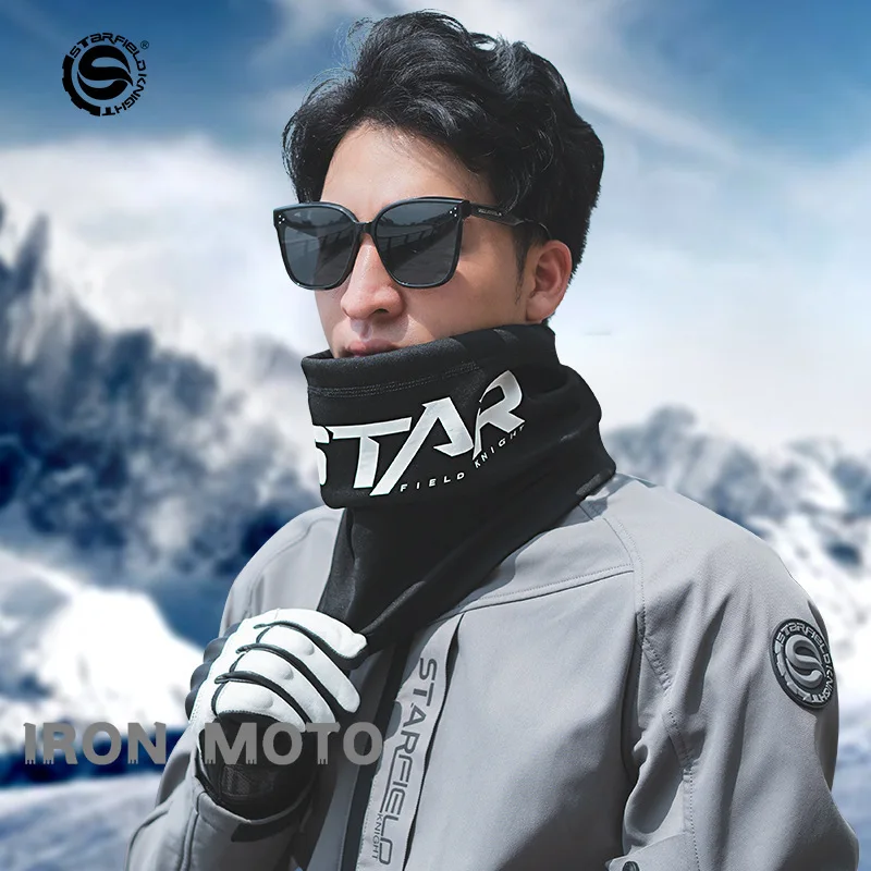 Motorcycle Warm Winter Head Cover, Keep Warm Windproof Neck Guard, Men's and Women's Riding Face Mask for Cycling, Skiing