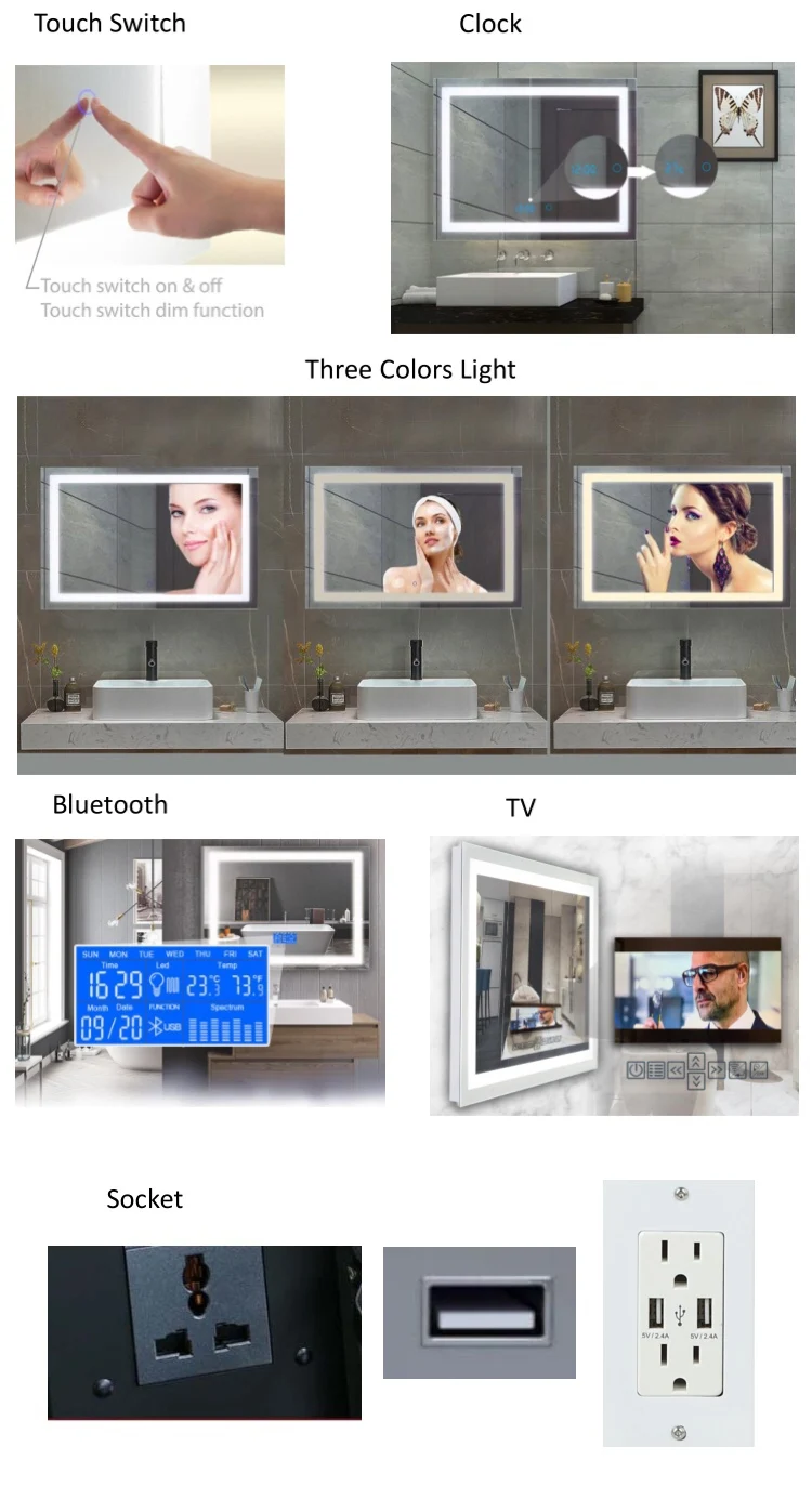 Home Decor Frame/Frameless Decor Standing Full Length Floor Mirror Dressing Mirror