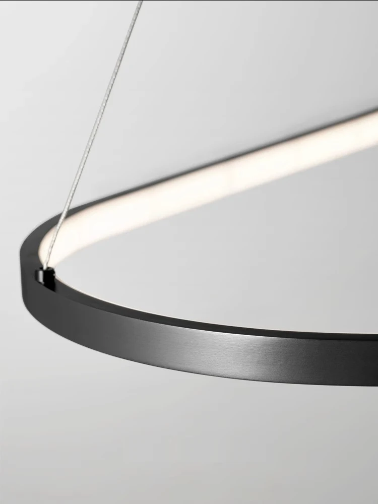 Nordische unregelmäßige Geometrie Ring LED Kronleuchter Beleuchtung Wohnzimmer Esszimmer Pendel leuchte minimalist ische Schlafzimmer Hängelampe Leuchten