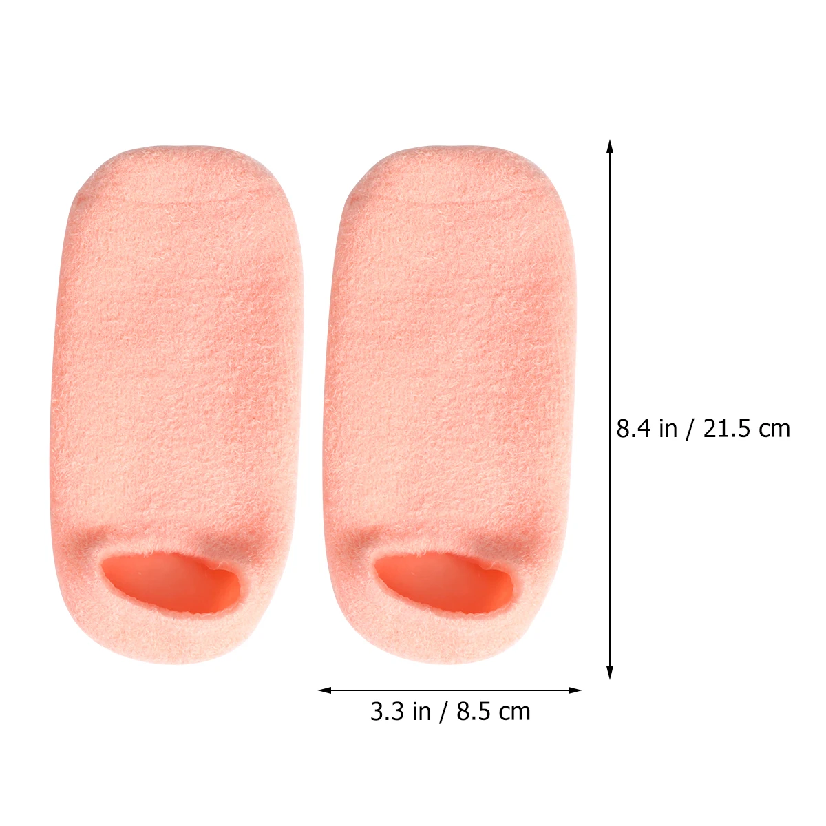 

Moisturizing Gel Socks Heel Protector Anti-crack Foot Cover Comfortable Breathable Design Reduce Cracked Heels Friction Built-in