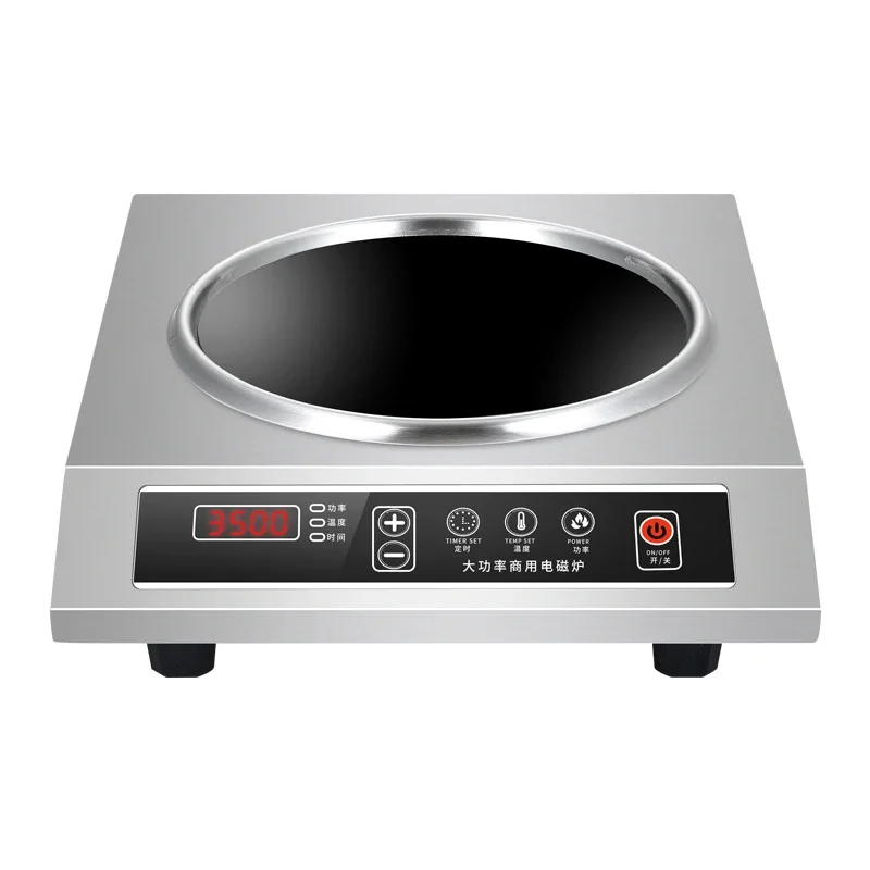 Factory Table Top 3500W Stir Fry Individual  Commercial Induction Cooker White Stove Professional Electric Touch Screen Kitchen