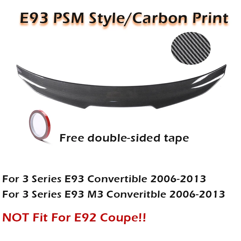 E93 PSM Carbon Look