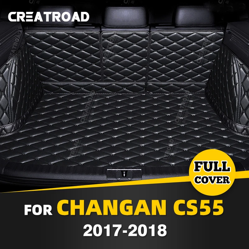 

Автомобильный коврик для багажника с полным покрытием для Changan CS55 2017 2018, автомобильная Накладка для багажника, подкладка для груза, защитные аксессуары для интерьера