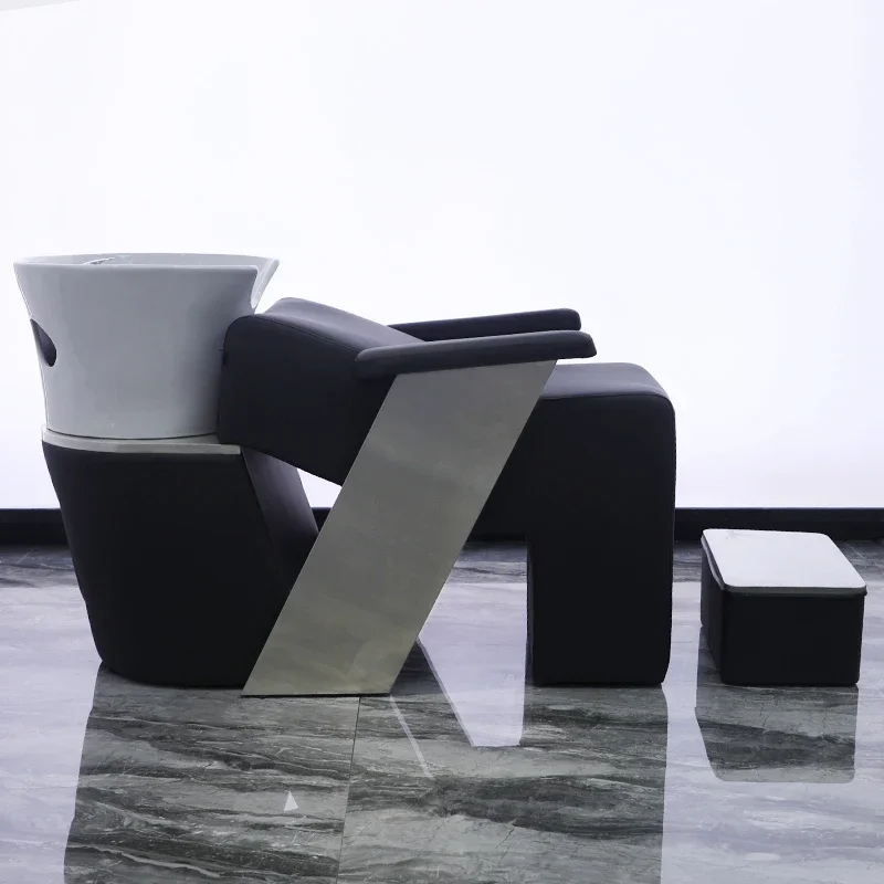 

Headspa Recliner Luxury Chairs Salon Hair Stylist Beauty Washbasin Washing Chair Shampoo Basin Chaise Coiffure Bed Shaving