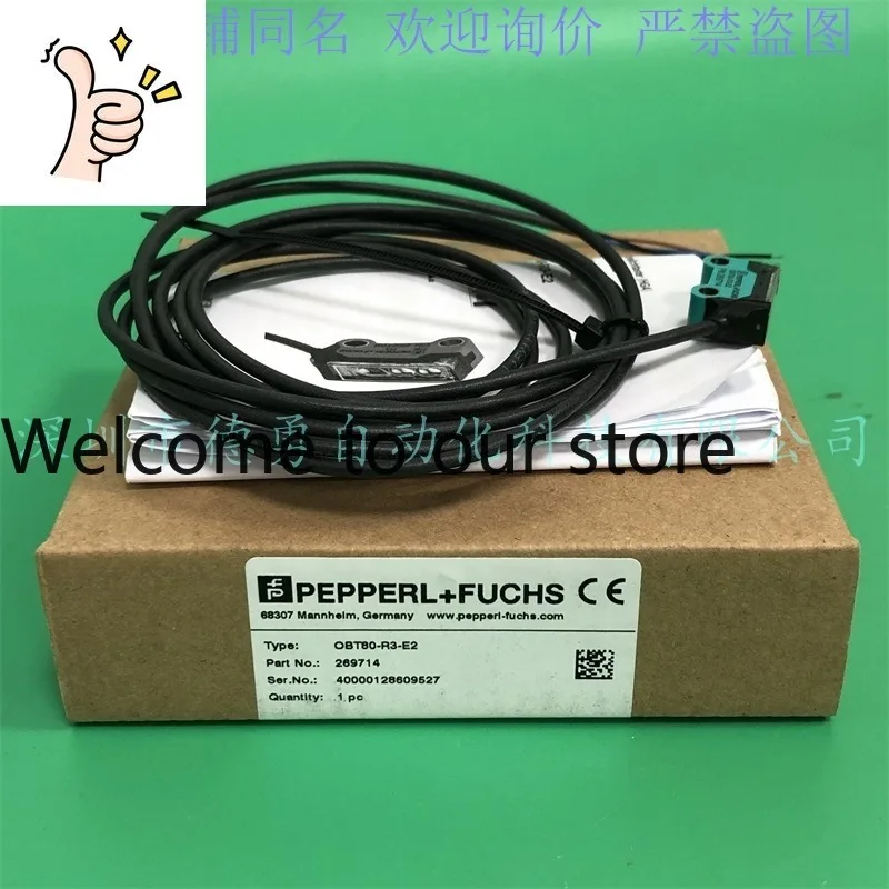 German P + F Triangular Measurement Sensor OBT80-R3-E2 Fake One Penalty Ten Original Genuine Measurement Sensor