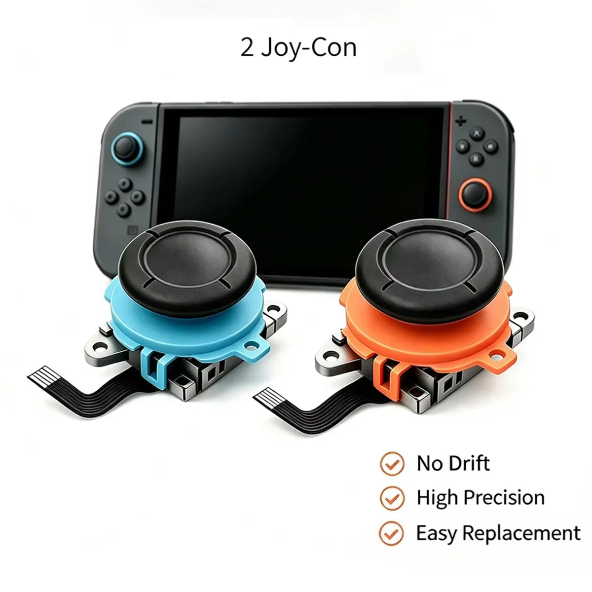 Joystick Anti-Drift Analog Stick for Switch2 Game Controller 3D Analog Stick Repair Accessories