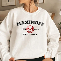 Wanda Maximoff Sweatshirt TV-Serie Hoodie Frauen Langarm Sweatshirt Streetwear Pullover Superheld Hoodies Frauen Kleidung