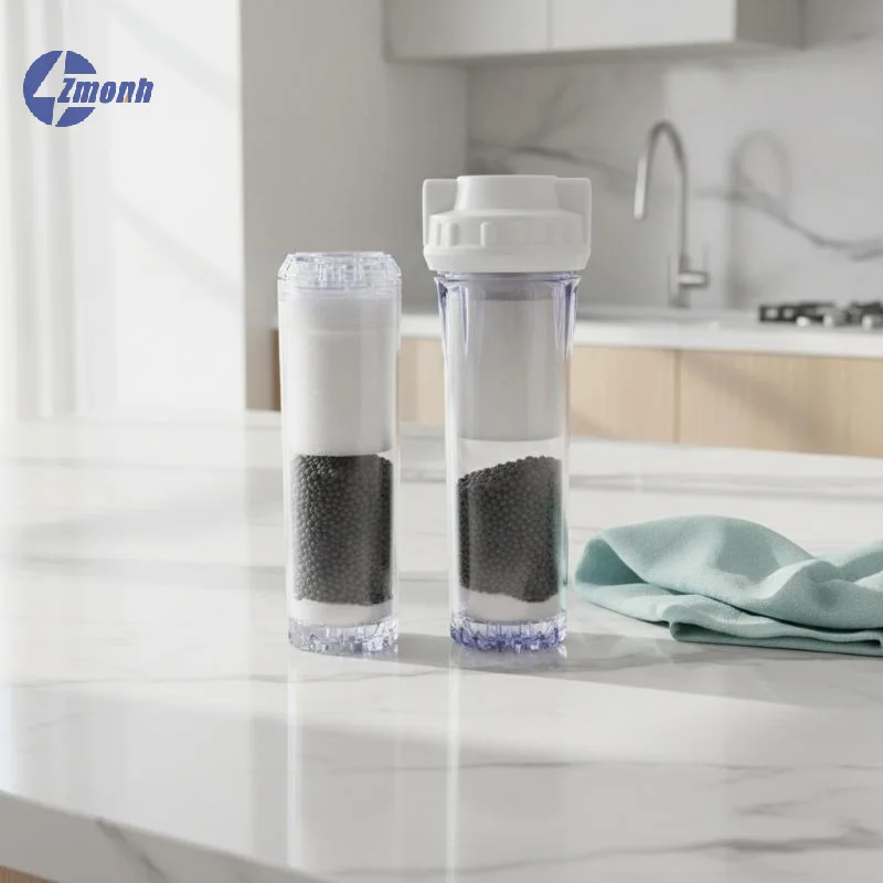 New！1 Set 10-Inch Reusable Empty Clear Water Filter Housing Self-assembled Various Media Refillable