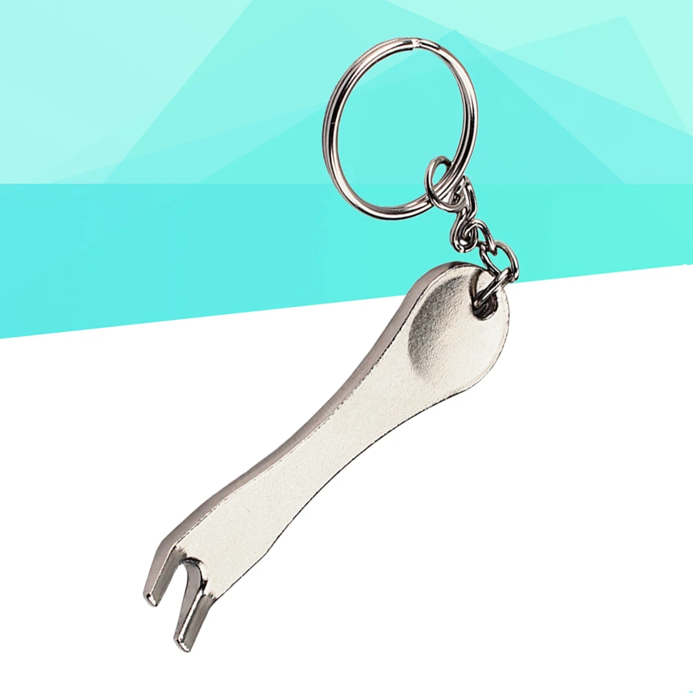 

Guitar Bridge Pin Puller String Nail Peg Puller Musical Tool Keychain for Acoustic Guitar Ukulele Bass Banjo Dobro Mandolin (Sil