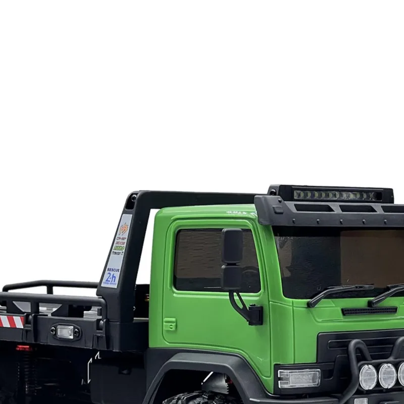 Camión de cama plana 6x6 HB RTR 1/18 CR18P, coche pintado con acabado RC Rock Crawler, camión todoterreno, luces de transmisión de 2 velocidades, vehículo de juguete