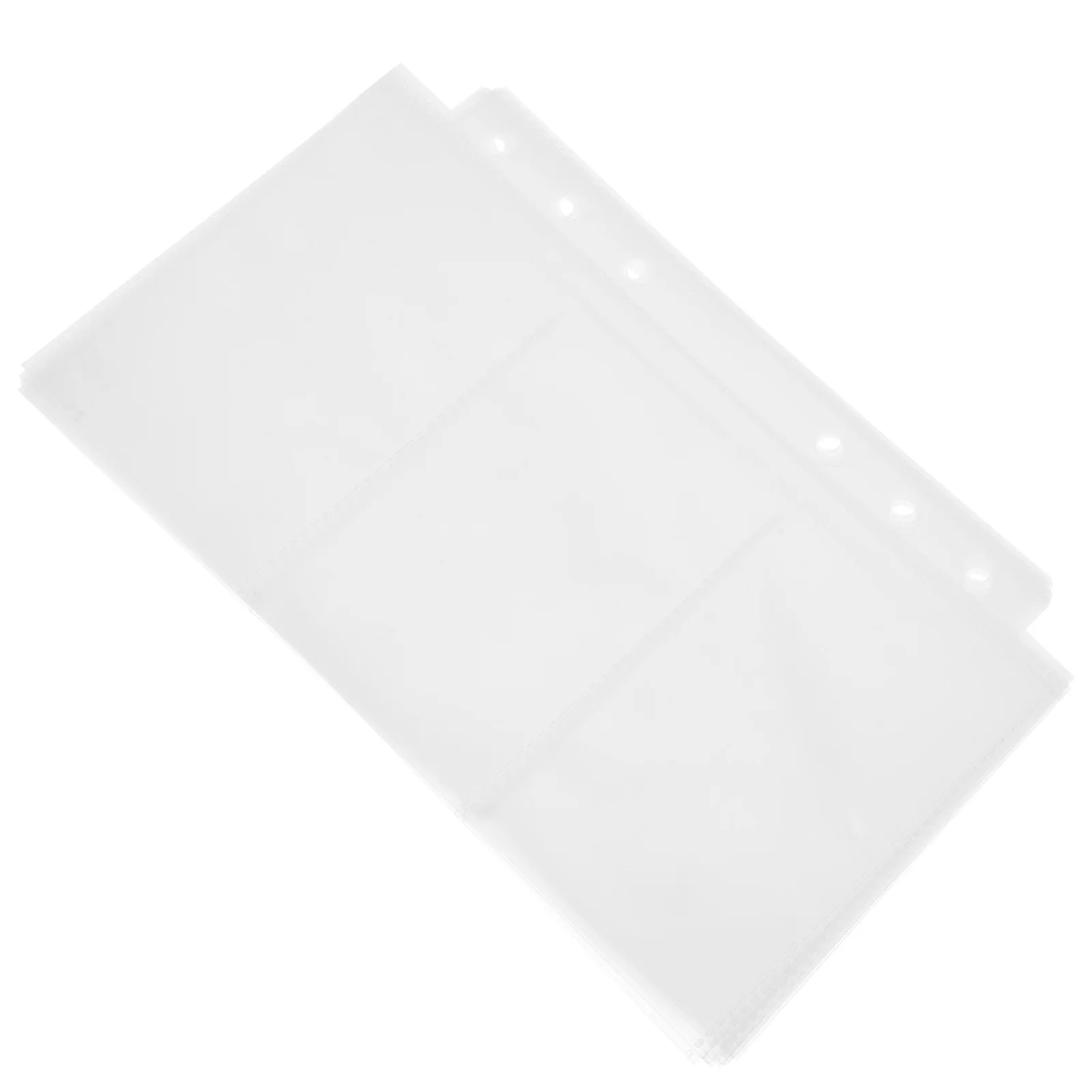 

5 Books Scrapbook Refill Pages PVC Photo Album Sheet Protectors Clear Protective Scrapbook Binder Replacement Sheets