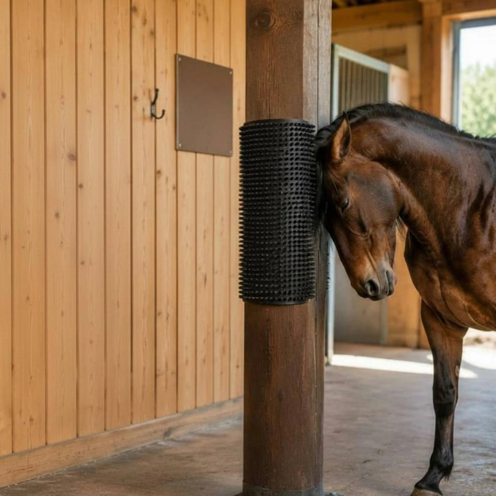 Creature Scratcher Panel Mountable Livestock Scratching Pad Horse Scratching Pad Easy to Install Long-Lasting for Horses