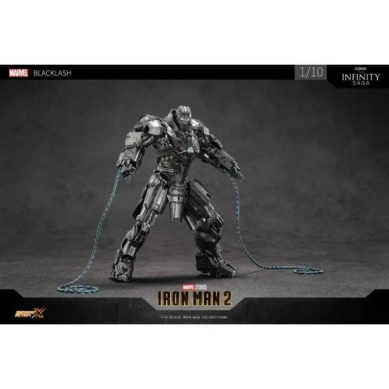 

Original ZD TOYS MARVEL Blacklash INFINITY SAGA Iron Man 2 Iron Man Whiplash Anime Figure Toys Model Ornaments