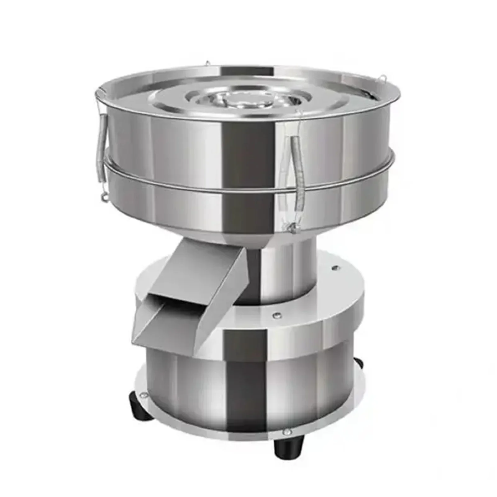 

110/220V electric stainless steel powder screening machine spray powder screening flour sugar powder vibrating screen