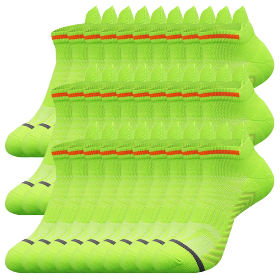 

30 пар мужских спортивных носков с защитой от запаха и влаги, дышащая средняя подушка, спортивные носки для бега, тренировок в тренажерном зале