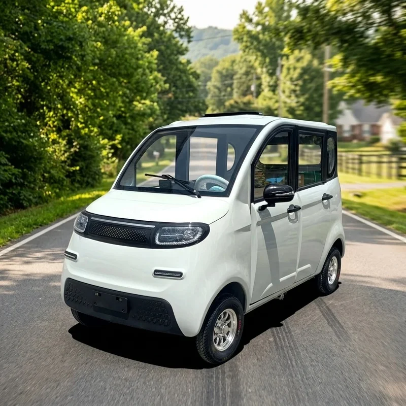 Enclosed Four-wheel Vehicle New+energy+vehicles 4 Seater Micro Car  Elderly and Family Use