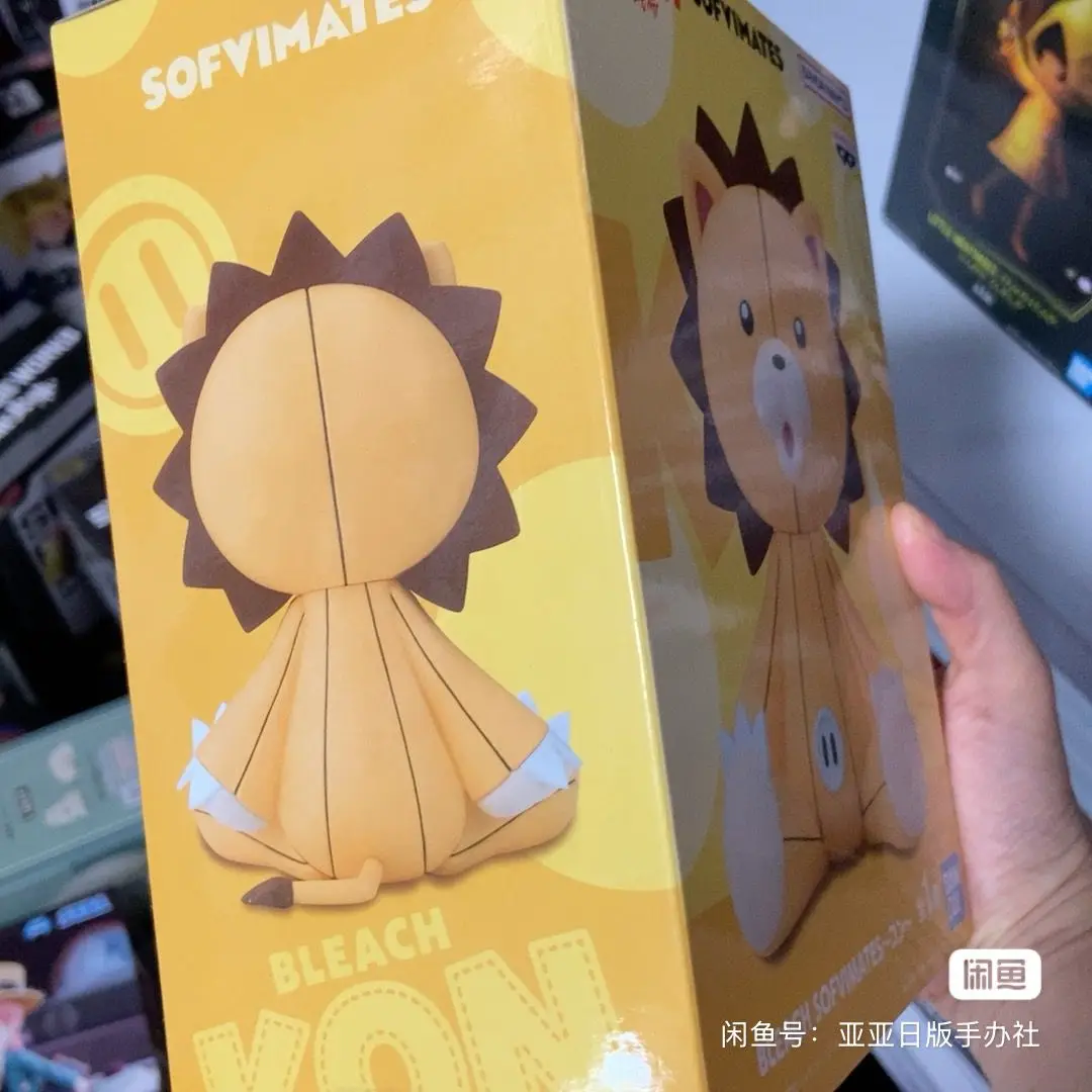 

Original Bandai Sofubi Figure Sofvimates Bleach Kon Kawaii Q-Version Anime Figure Ornaments Figure Toys Birthday Gift 13Cm