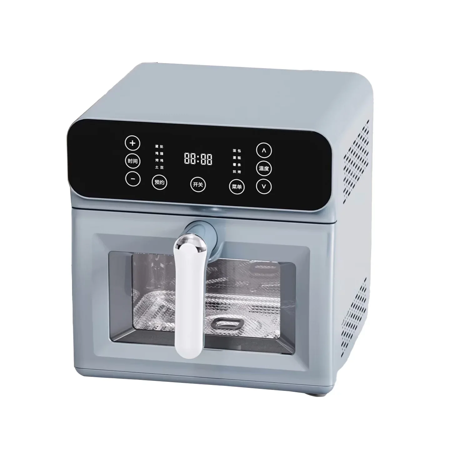 7.5L Large Capacity Oil Free Touchscreen Air Fryer Oven With Observation Window Automatic Multifunctional Electric Hot Air Fryer