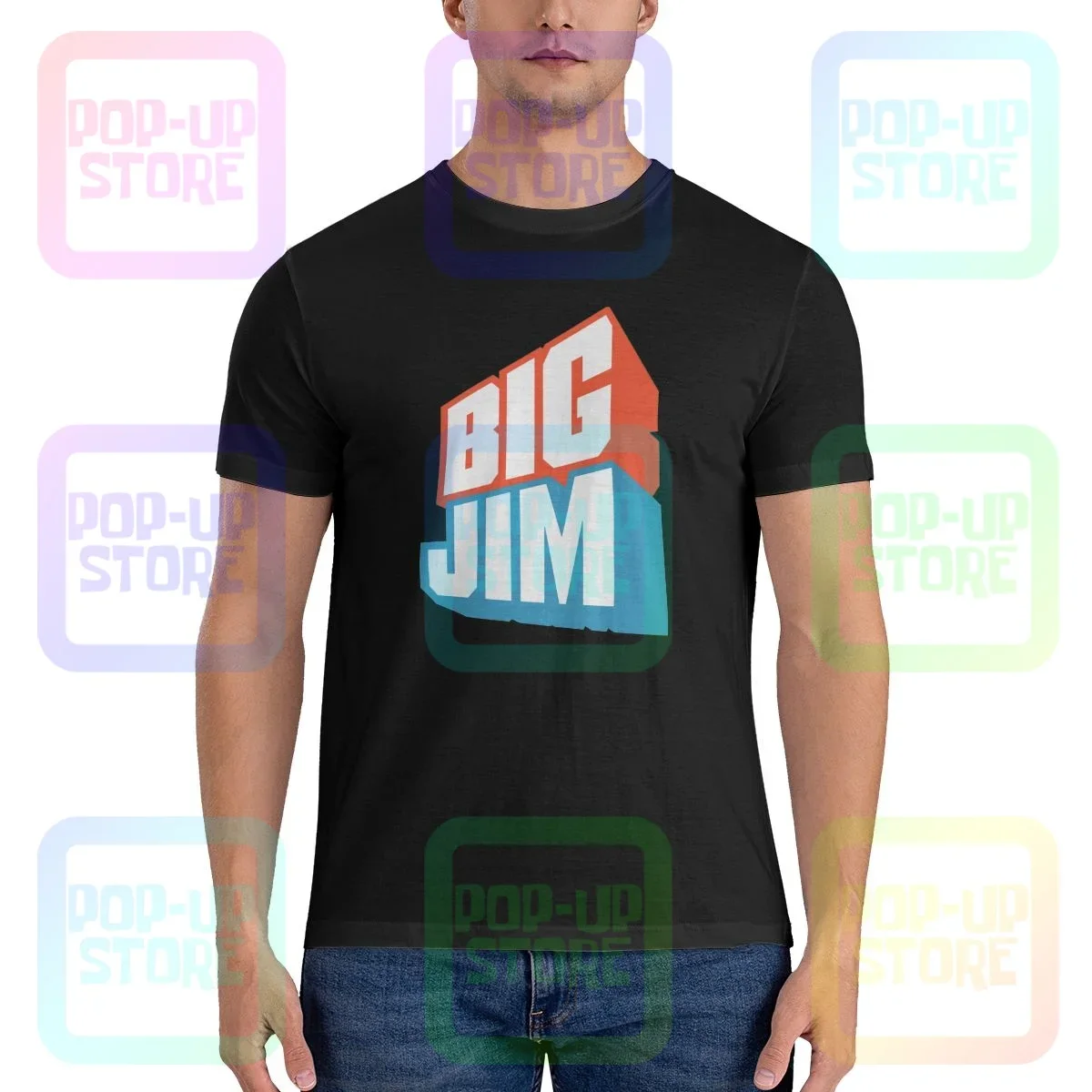 Big Jim Action Figure Anni 80 Toys Giocattoli Shirt T-shirt Rare Casual Hipster Best Quality Tee