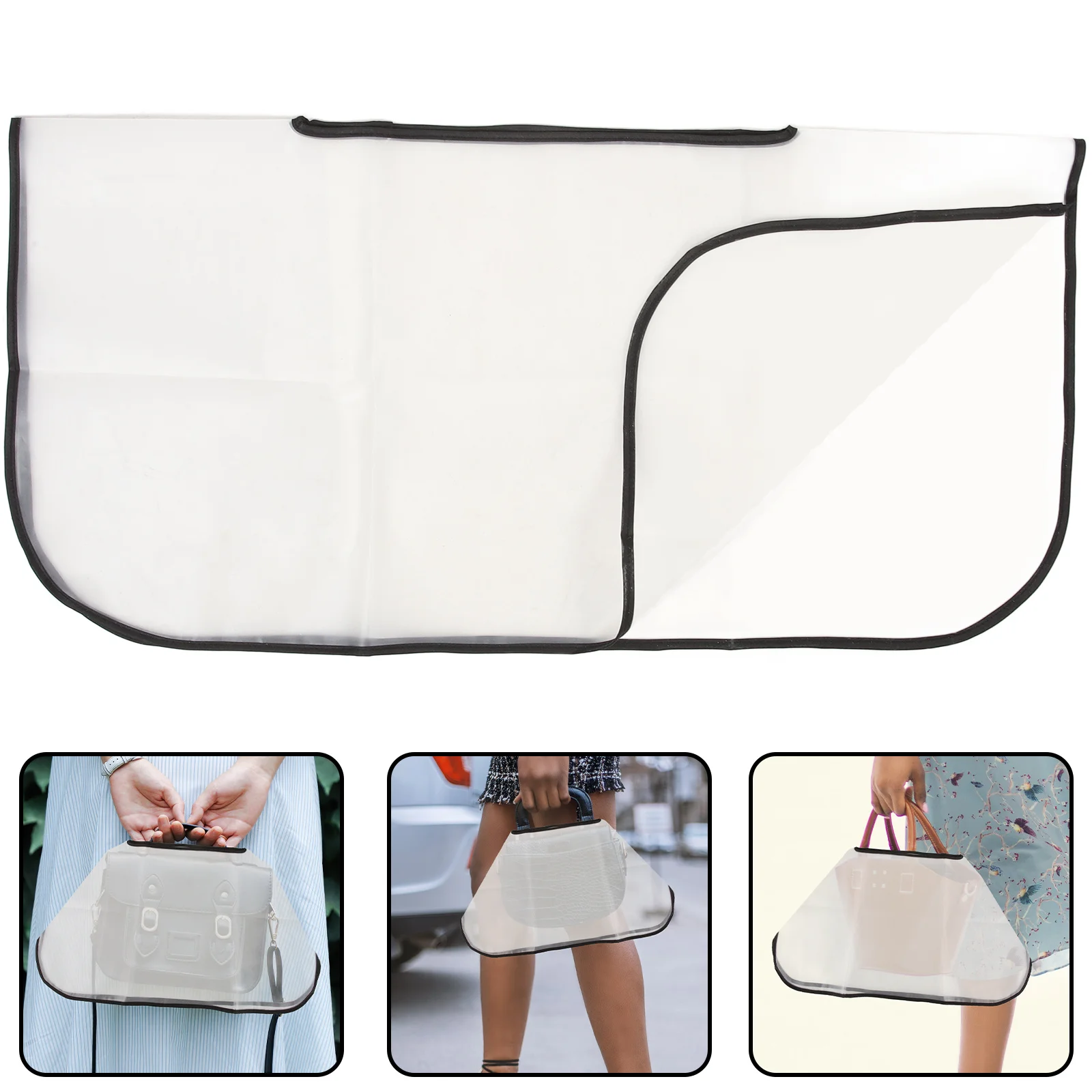 

Handbag Rain Cover Eva Waterproof Protector Foldable Compact Handbag Rainproof Cover Outdoor Tote Bag Protector
