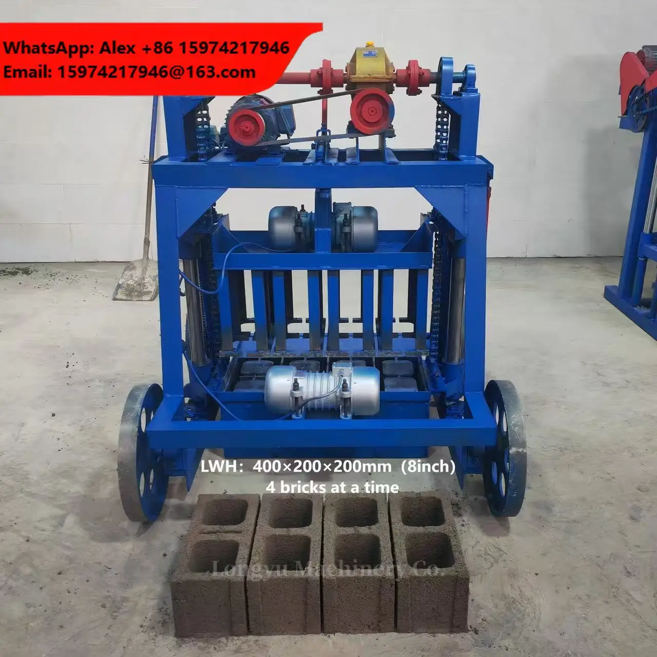Portable Multi-functional Brick-making Machine, Cement Concrete Brick-making Machine, Manual Operation