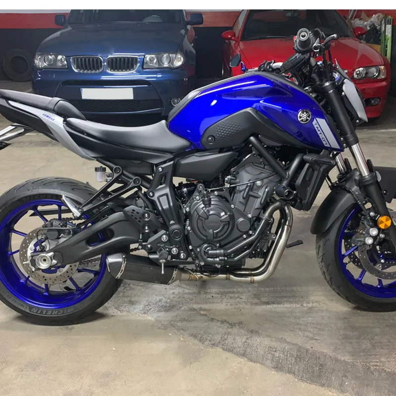 MT07 Exhaust Motorcycle Exhaust Full System For YAMAHA MT-07 FZ-07 2014 - 2023 TRACER 7/GT 2020-2023 TRACER 700/GT 2016-2019
