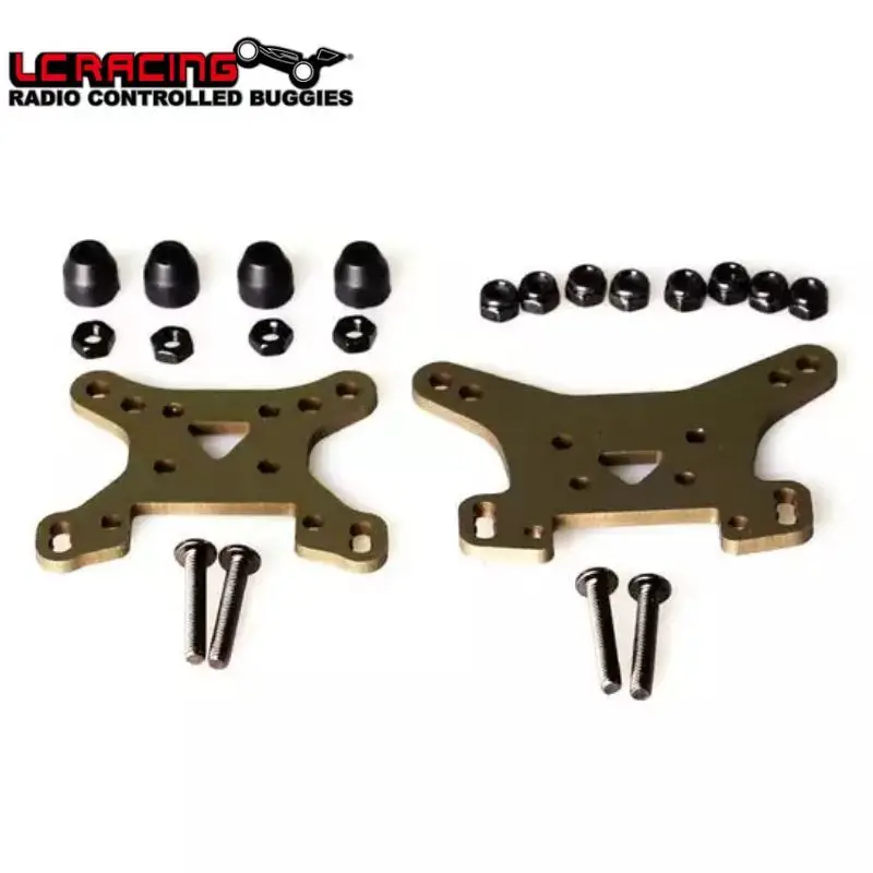 LC RACING-Soporte de choque delantero y trasero Original L6009, accesorio de Metal para coche con Control remoto 1:14, actualización