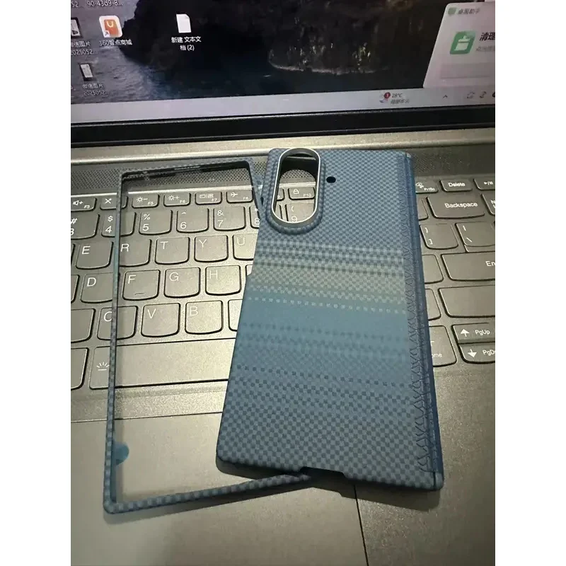 Z Fold 7 Aramid Case for Samsung Galaxy Z Fold 7 Magnetic Case Aramid Carbon Fiber Cover MagSafe/Qi2 Charging Armor Protective